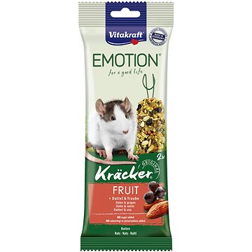 Vitakraft pochoutka pro potkany Emotion Kräcker ovocný 2 ks (4008239314864)