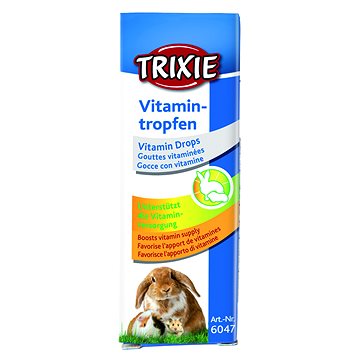 Trixie Vitamin Tropfen Vitamínové kapky pro malé hlodavce a králíky 15ml (4011905060477)