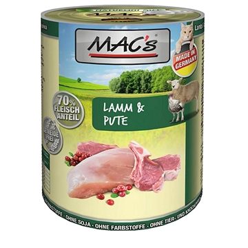 MAC's Cat Jehněčí a Krůtí 800g (4027245008659)