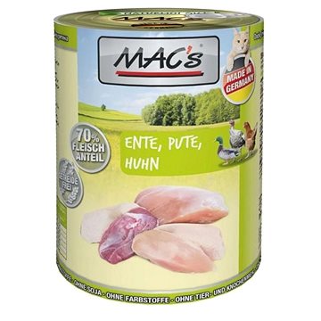 MAC's Cat Kachní, Krůtí, Kuře 400g (4027245008185)