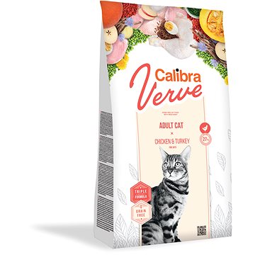 Calibra Cat Verve GF Adult Chicken&Turkey 3,5kg NEW (8594062087311)