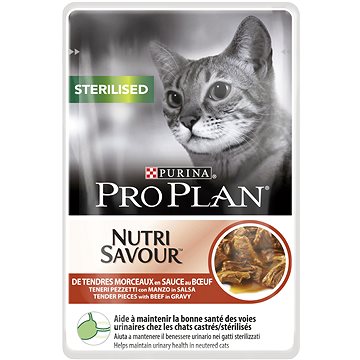 Pro Plan Cat Sterilised s hovězím 24 × 85 g (7613034587701)