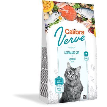 Calibra Cat Verve GF Sterilised Herring 3,5kg NEW (8594062087434)