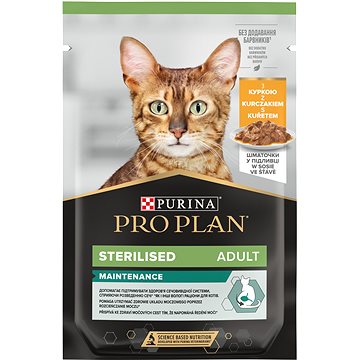 Pro Plan Cat Sterilised s kuřetem 26 × 85 g (7613287107602)