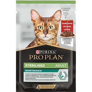 Pro Plan Cat Sterilised s hovězím 26 × 85 g (7613287107640)