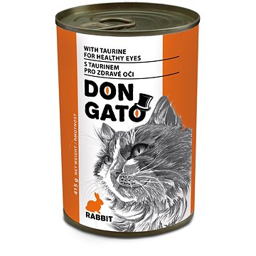 Don Gato konzerva kočka králík 415 g (8595237019977)