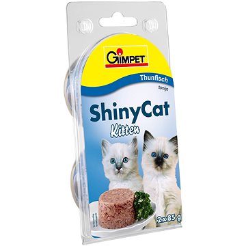 GimCat Shiny Cat junior tuňák 2 × 70 g (4002064413532)