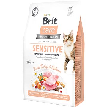 Brit Care Cat Grain-Free Sensitive Healthy Digestion & Delicate Taste, 2 kg (8595602540709)