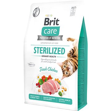 Brit Care Cat Grain-Free Sterilized Urinary Health, 2 kg (8595602540730)