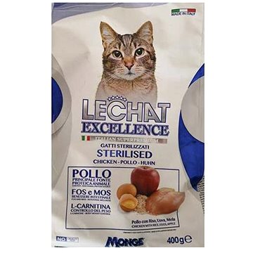 Monge Lechat Excellence Sterilized Chicken superprémiové krmivo 400g (8009470060097)