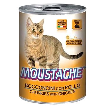 Moustache Cat Chunks kuře 415g (8009470125536)
