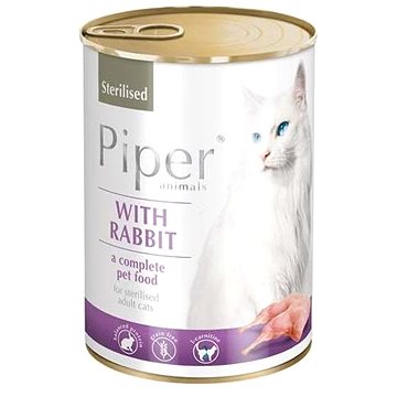 Piper Cat Sterilised Králičí 400g (5902921302179)