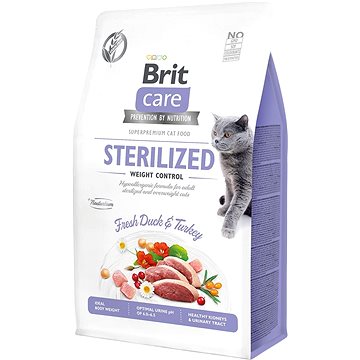 Brit Care Cat Grain-Free Sterilized Weight Control, 0,4 kg (8595602540808)