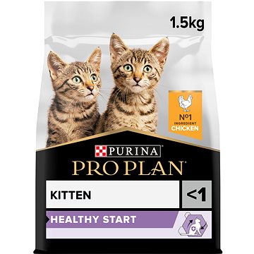 Pro Plan Cat Kitten healthy start s kuřetem 1,5 kg (7613036505178)