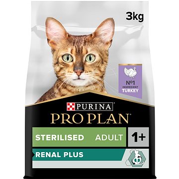 Pro Plan Cat Sterilised Optirenal s krůtou 3 kg (7613033560033)