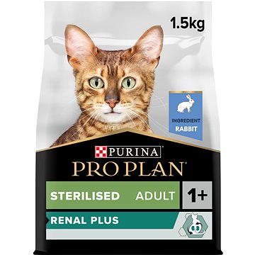 Pro Plan Cat Sterilised renal plus s králíkem 1,5 kg (7613033566325)