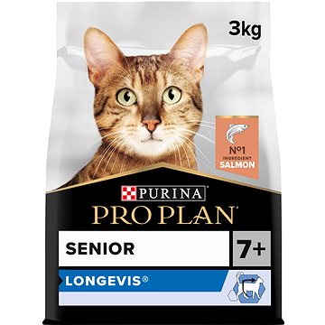 Pro Plan Cat Senior Longevis s lososem 3 kg (7613036508377)