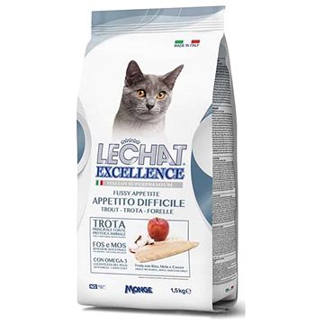 Monge Lechat Excellence Pstruh pro kočky s problematickým příjmem potravy 1,5kg (8009470059787)
