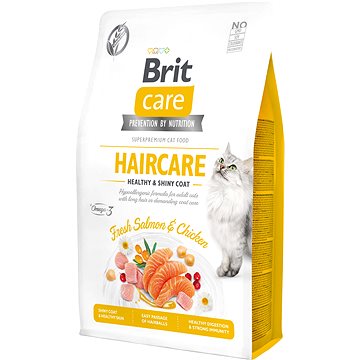 Brit Care Cat Grain-Free Haircare Healthy & Shiny Coat, 2 kg (8595602540884)