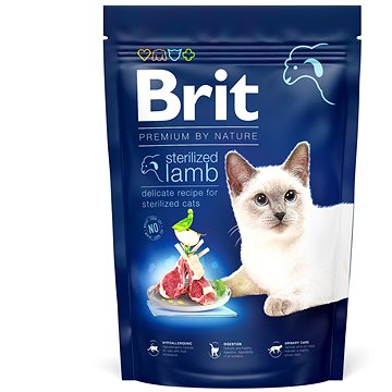 Brit Premium by Nature Cat Sterilized Lamb 1,5 kg (8595602553167)