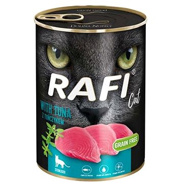 Rafi Cat Grain Free Sterilized konzerva s tuňákem 400 g (5902921303848)