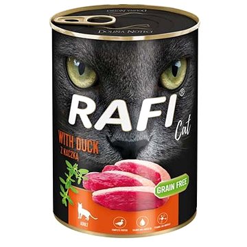 Rafi Cat Grain Free konzerva s kachním masem 400 g (5902921303824)