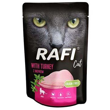 Rafi Cat Grain Free kapsička s krůtím masem 100 g (5902921302339)