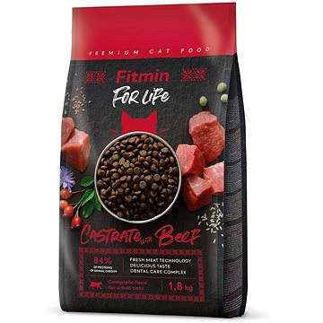Fitmin For Life Cat Castrate Beef 1,8 kg (8595237032105)