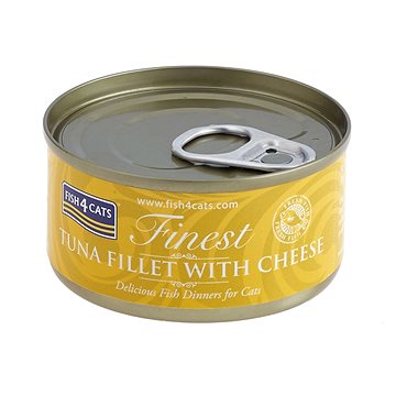 FISH4CATS Konzerva pro kočky Finest tuňák se sýrem 70 g (5060084829596)
