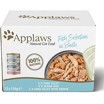Applaws konzerva Cat Multipack Rybí výběr 12 × 156 g (5060481899086)