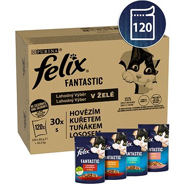 Felix Fantastic multipack lahodný výběr v želé 120 × 85 g (7613038576909)