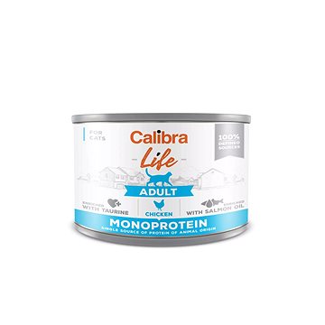 Calibra Cat Life konzerva adult chicken 200 g (8594062080220)