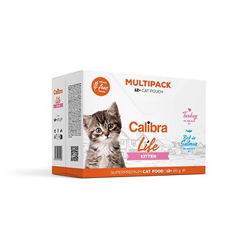 Calibra Cat Life kapsička kitten multipack 12 × 85 g (8595706700870)