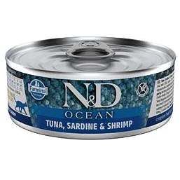 N&D Cat Ocean adult Tuna & Sardine & Shrimps 70 g (8606014106831)