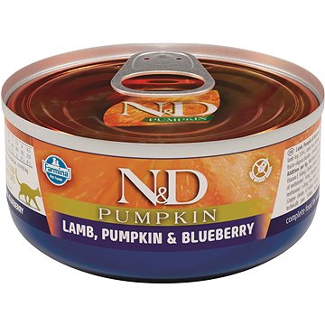 N&D Cat Pumpkin adult Lamb & Blueberry 70 g (8606014106947)
