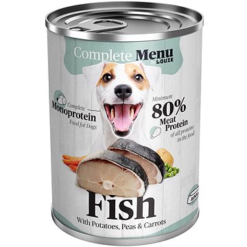Louie Complete menu Monoprotein rybí se zeleninou 400 g (8595174345832)