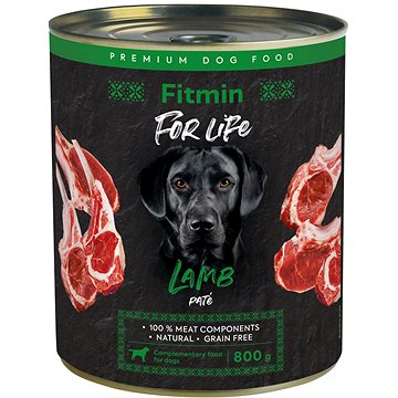 Fitmin for Life Jehněčí konzerva pro psy 800 g (8595237033010)