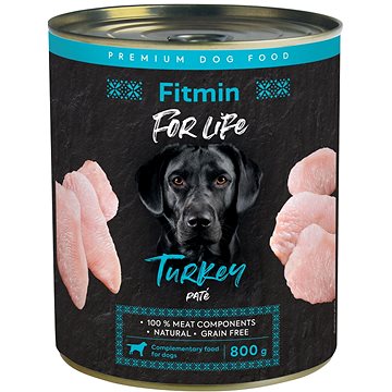 Fitmin for Life Krůtí konzerva pro psy 800 g (8595237033034)