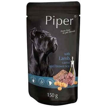 Piper Adult jehně, mrkev a hnědá rýže 150g (5902921301745)
