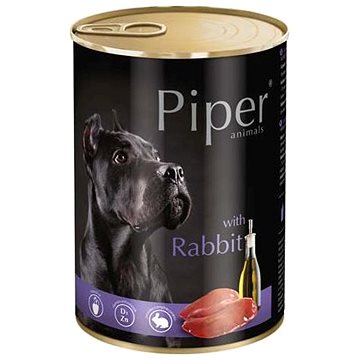 Piper Adult konzerva pro dospělé psy králičí 400g (5902921302414)