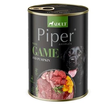 Piper Adult konzerva pro dospělé psy zvěřina a dýně 400g (5902921300311)