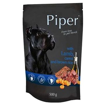 Piper Adult kapsička pro psy jehně, mrkev a hnědá rýže 500g (5902921300281)