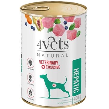 4Vets Natural Veterinary Exclusive Hepatic Dog 400g (40484)