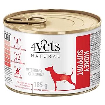 4Vets Natural Veterinary Exclusive Kidney Support Dog 185g (5902811741132)