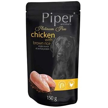 Piper Platinum Pure kuře a hnědá rýže 150g (5902921301684)