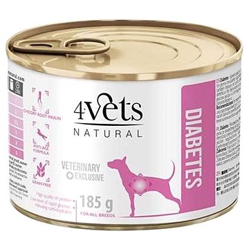 4Vets Natural Veterinary Exclusive Diabetes 185g (5902811741194)