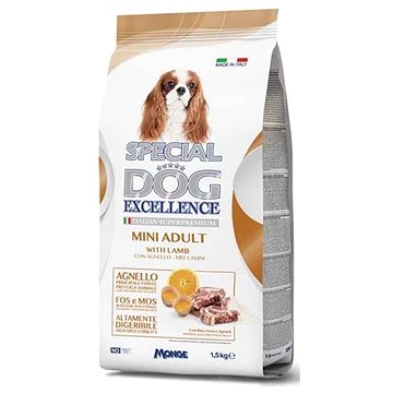 Monge Lechat Excellence Special Adult Mini jehně 1,5kg (8009470059756)