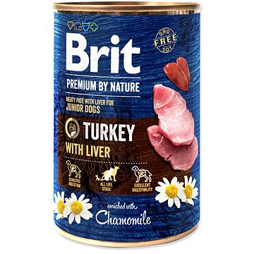 Brit Premium by Nature Turkey with Liver 400 g (8595602561803)