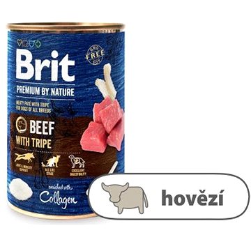 Brit Premium by Nature Beef with Tripes 400 g (8595602561827)