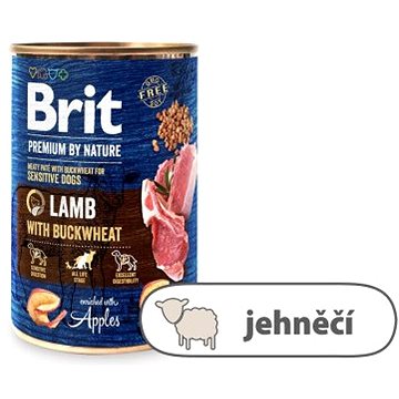 Brit Premium by Nature Lamb with Buckwheat 400 g (8595602561841)